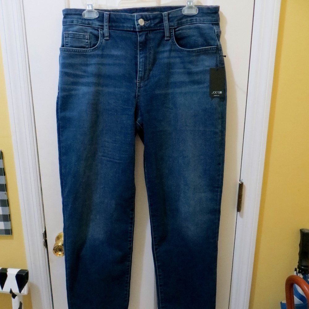 Joe's Jeans dark wash denim blue, straight leg, high rise, 29 New!